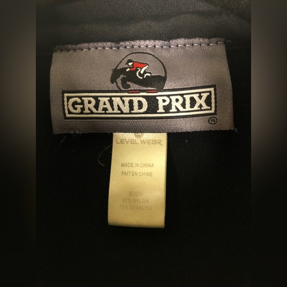 Grand Prix Riding Apparel Black Fitted Zip Up Lightweight Jacket Size Small - Picture 8 of 9